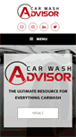 Mobile Screenshot of carwashadvisor.com